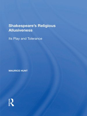 cover image of Shakespeare's Religious Allusiveness